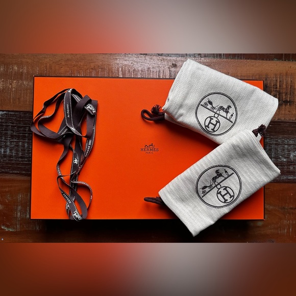 ❌SOLD❌ NWT - Authentic Hermes Oran Sandals 35.5 in Granite Rose - Picture 5 of 12